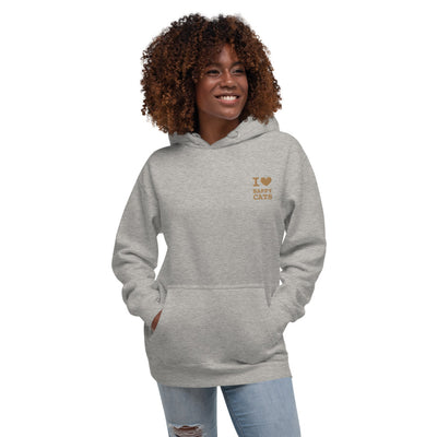Happy Cats Hoodie with embroidered logo